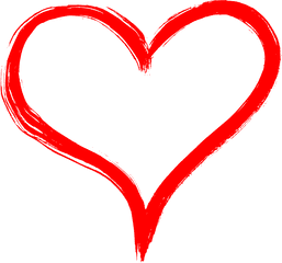 Paint Clipart Heart Transparent Free For - Hand Drawn Heart Png