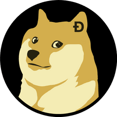 Download Image Free Doge Vector Gold - Doge Simplified Png Dogecoin Png