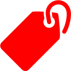 Red Tag Png 1 Image - Price Tag Png