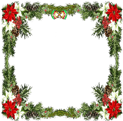 Square Christmas Frame Png Clipart Mart - Printable Christmas Border Designs