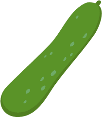 Cucumber Free Png And Vector - Picaboo Free Vector Images Solid