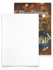 Sigma Gamma Rho Christmas Card - Greeting Card Full Size Greeting Card Png