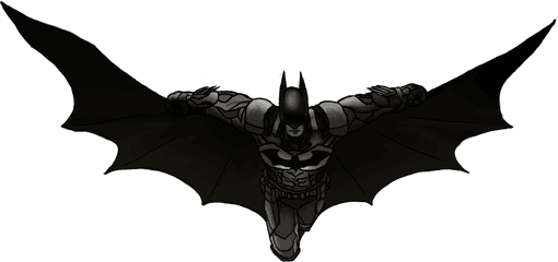 Download Hd Superman Flying Man Of Steel Architecture Dark - Batman Arkham Knight Png