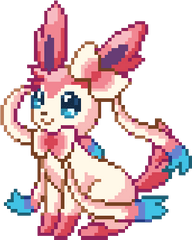 Sylveon Cute Pokemon Eevee Evolutions - Archaeological Museum Suamox Png