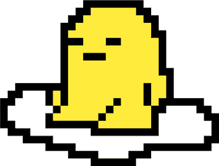 Gudetama Perler Beads - Gudetama Perler Beads Png