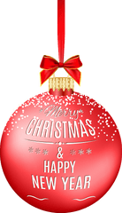 Merry Christmas Art Clip Free Download - Clip Art Merry Christmas And Happy New Year Png