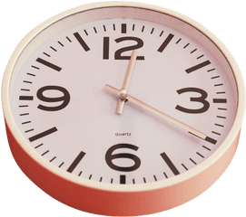 White Wall Clock Transparent Background - Don T Have Time For Myself Png