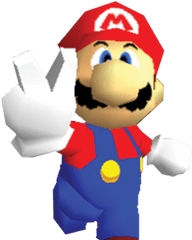 Smash Bros Lawl D Kess Wiki - Super Mario 64 Mario Transparent Png