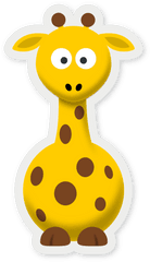 Download Pics Of Cartoon Giraffes - Cartoon Pictures Of Giraffes Png