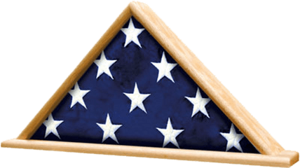 Download Case Blue United Triangle Cobalt States Flag Hq Png - American Flag Folded In Triangle