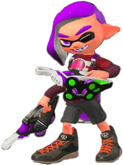 Let Me Draw Your Inkling Octoling - Figurine Png