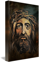 Christ With Thorn Crown By Andrzej Szczerski - Christ With Thorn Png