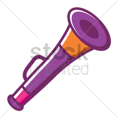 Party Horn Vector Graphic Clipart - Vuvuzela Png