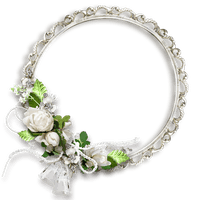 Floral Round Frame Transparent Picture - Free PNG