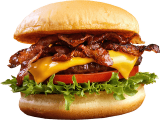 Bacon Burger Transparent Background - Transparent Background Burger Transparent Png