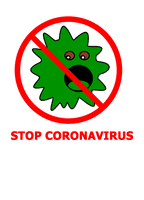 Coronavirus Stop Free Clipart HD - Free PNG