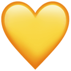 Yellow Heart Emoji Png Picture 600142 Iphone