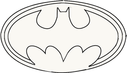 How To Draw Batman Logo - Italianos Png