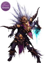 Diablo Drawing Hatred Transparent Png - Witch Doctor Diablo