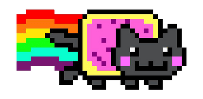 Cute Nyan Cat HD Image Free - Free PNG