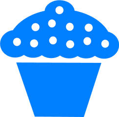 Cupcake Clipart Png - Cupcakes Clipart Blue Free Black And Blue Cupcake Clipart