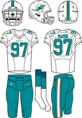 Miami Dolphins Road Uniform - Jacksonville Jaguars Cool Uniforms Png