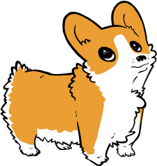 Free Corgi Transparent Background - Corgi Cartoon Dog Transparent Background Png