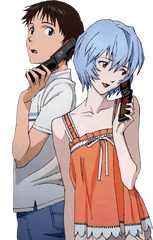 Neon Genesis Evangelion Rei Ayanami - Shinji And Rei Png