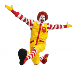 Transparent Clipart Ronald Mcdonald - Transparent Ronald Mcdonald Clipart Png