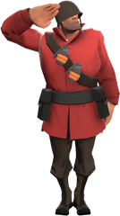 Download Soldiermanglertaunt - Tf2 Soldier Salute Gif Full Soldier Team Fortress 2 Png