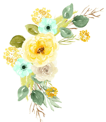 Download Hand - Transparent Background Painted Flowers Png