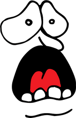 Screaming Face Png Image - Screaming Face Clipart