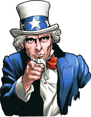 4th Of July Uncle Sam Clipart - 4th Of July Uncle Sam Png