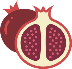 Pomegranate - Free Food Icons Pomegranate Flat Png