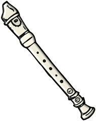 Flute Musical Instrument - Free Image On Pixabay Flute Drawing Png