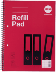 A4 Refill Pad Ruled Squared Graph Paper Margin School Office - Notebook Png