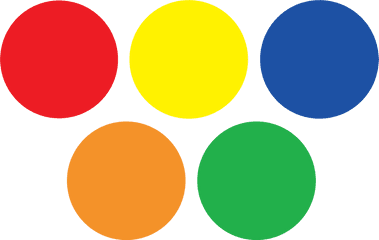 Clipart Circle Colored Transparent - Color Circles Png