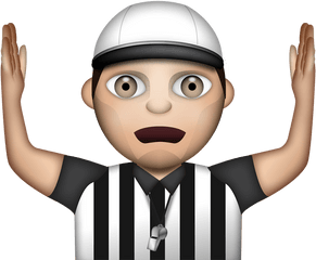 Nfl Referee Png Picture - Touchdown Emoji