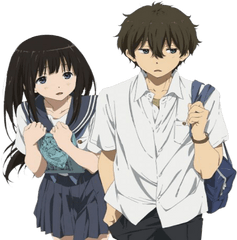 Anime Couple 1 - Hyouka Png