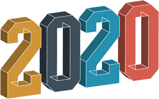 New Year Font Text Logo For Happy 2020 Goals - Free PNG