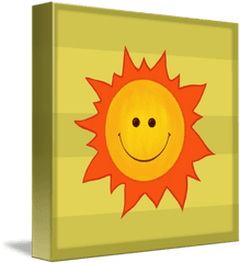 Happy Smiling Sun By Boriana Giormova - Happy Sun Png