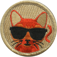 Cool Cat Scout Patrol Patch - Cat Png