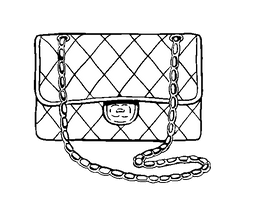 Handbag Book No. Coloring Chanel Free HQ Image - Free PNG