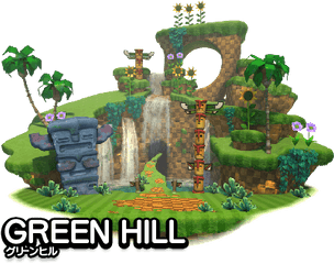 Green Hill - Sonic Generations All Stages Png