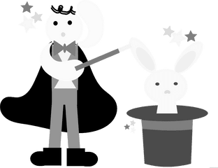 Download Hd Magician With A Rabbit Clipart - Conejos De Coelhinha Na Cartola Png Pra Menina