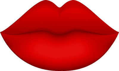 Female Red Lips Png Clip Art - Lipstick