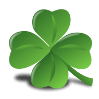 Clover Leaf Saint Petal Patricks Fourleaf Ireland - Free PNG