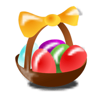 Basket Egg Easter PNG Download Free