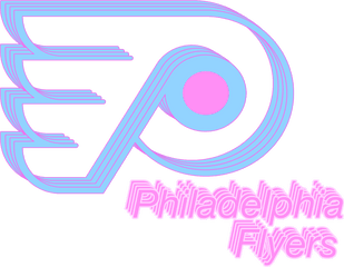 Made A Philadelphia Flyers Logo Put It - Pink Flyers Logo Png