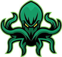 Pin By Casey Jones - Green And Black Kraken Png